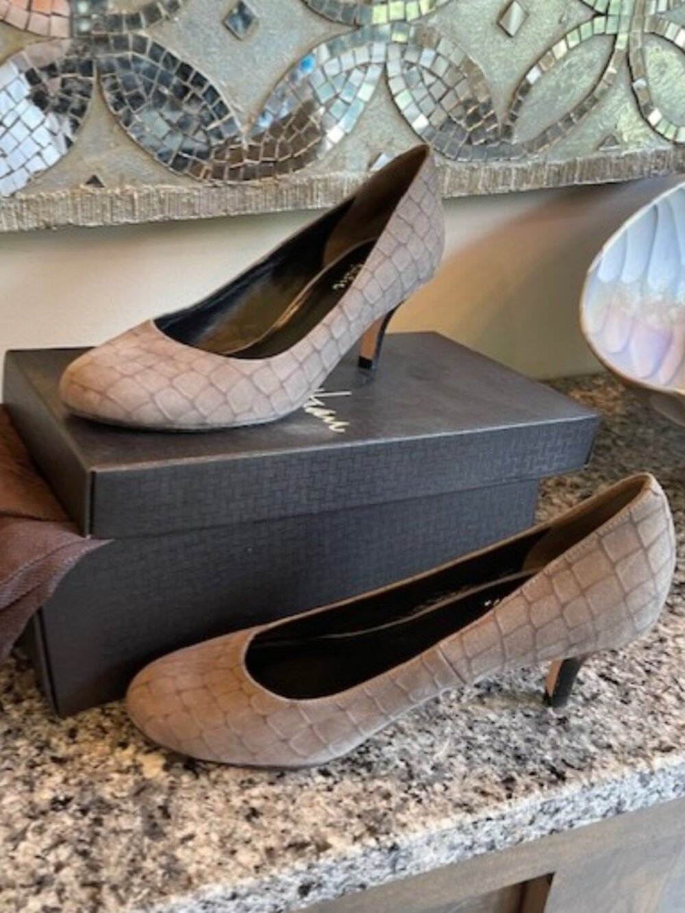 Cole Haan Grey Kitten heal Suede